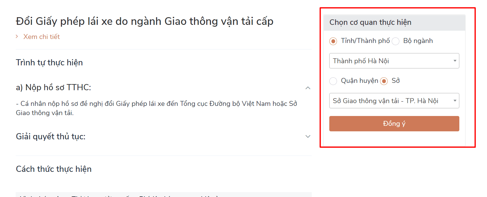 đổi bằng lái xe ô tô