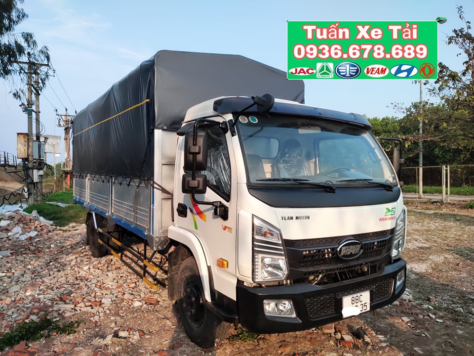 Xe tải 5 tấn - dưới 10 tấn 2017 - Bán xe Veam VT751 tải trọng 7.16 tấn, động cơ Hyundai, giá cực rẻ