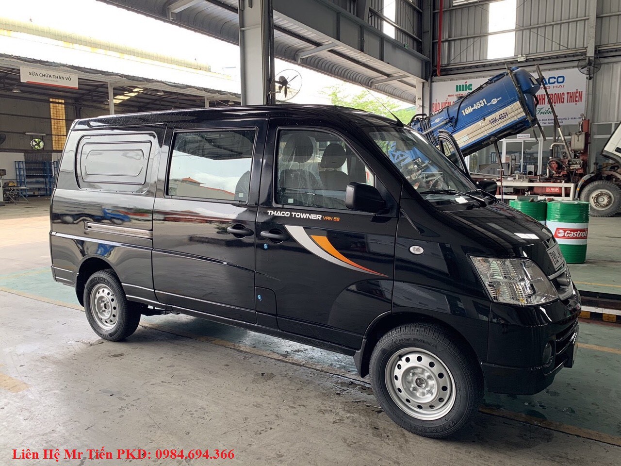 Bán xe Thaco van 2 chỗ và 5 chỗ tải 750 nâng tải 945 kg giá tốt, sẵn xe giao ngay, hỗ trợ trả góp