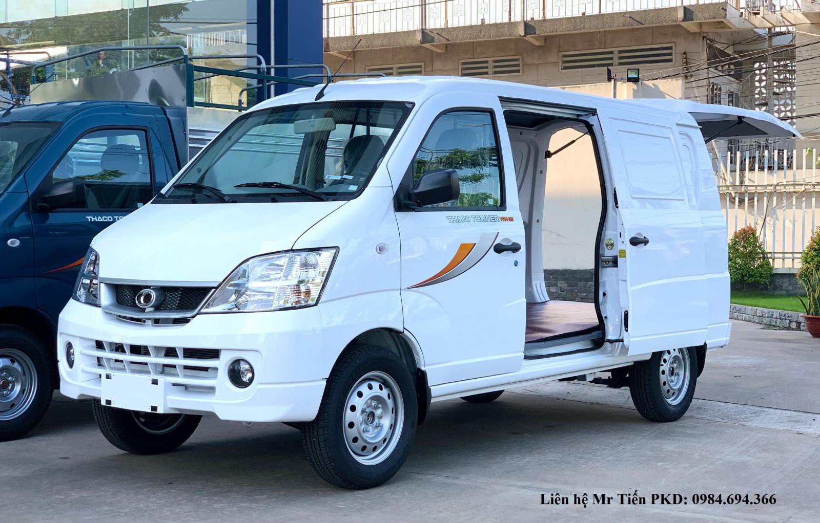 Bán xe Thaco van 2 chỗ và 5 chỗ tải 750 nâng tải 945 kg giá tốt, sẵn xe giao ngay, hỗ trợ trả góp