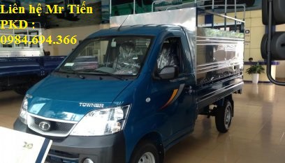 Bán xe tải Thaco towner990 tải 7 tạ nâng tải 9 tạ khuyến mại 200L xăng, giá tốt