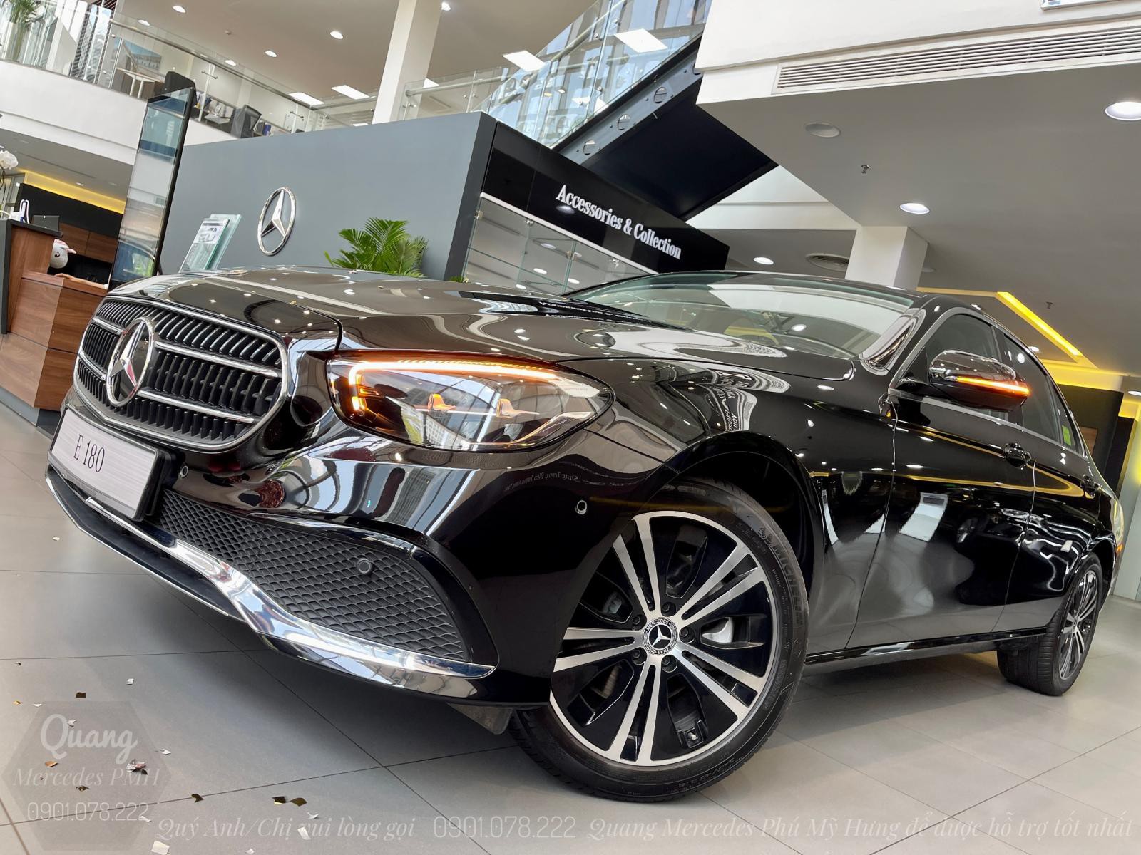 Mercedes E180 2022 Màu Đen - Cọc Sớm Giao Ngay Quận 1 - Trả góp tới 80% | Lãi suất 7.5%/năm - 0901 078 222