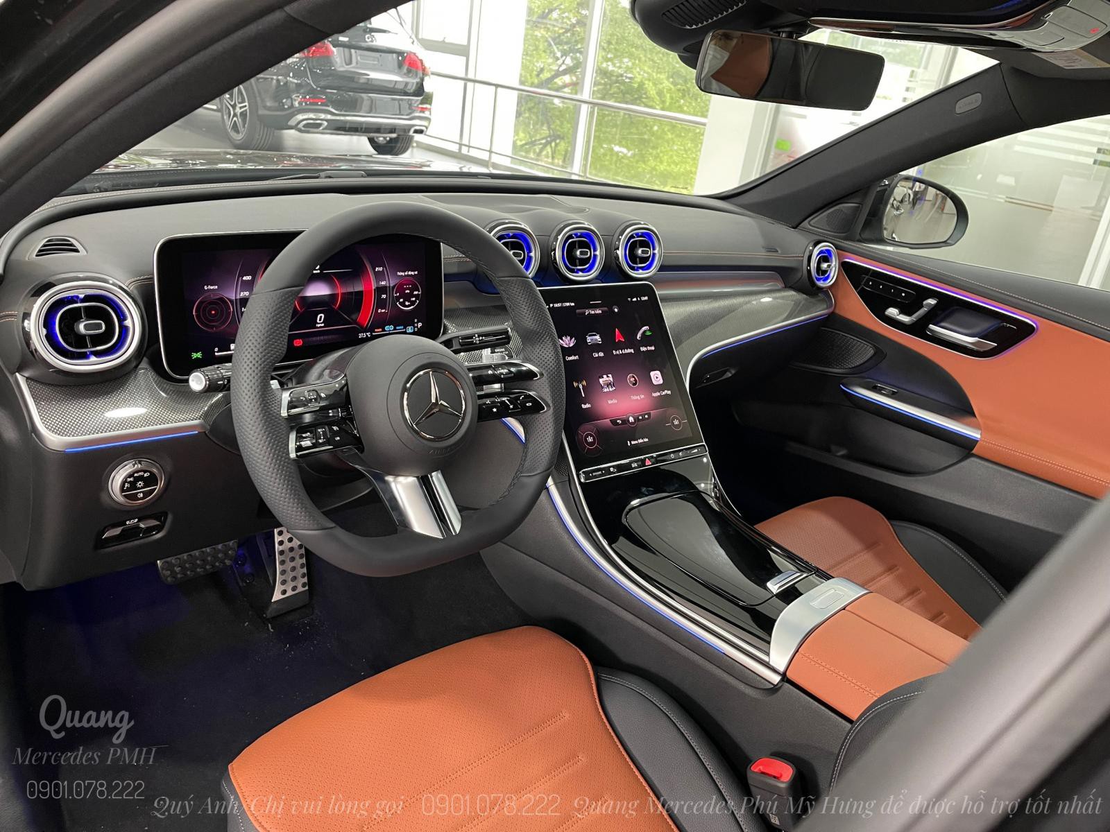 Mercedes C300 AMG 2022 | Cọc sớm nhận xe Quận 9 | Trả góp tới 80% | Lãi suất hấp dẫn| Quang 0901 078 222