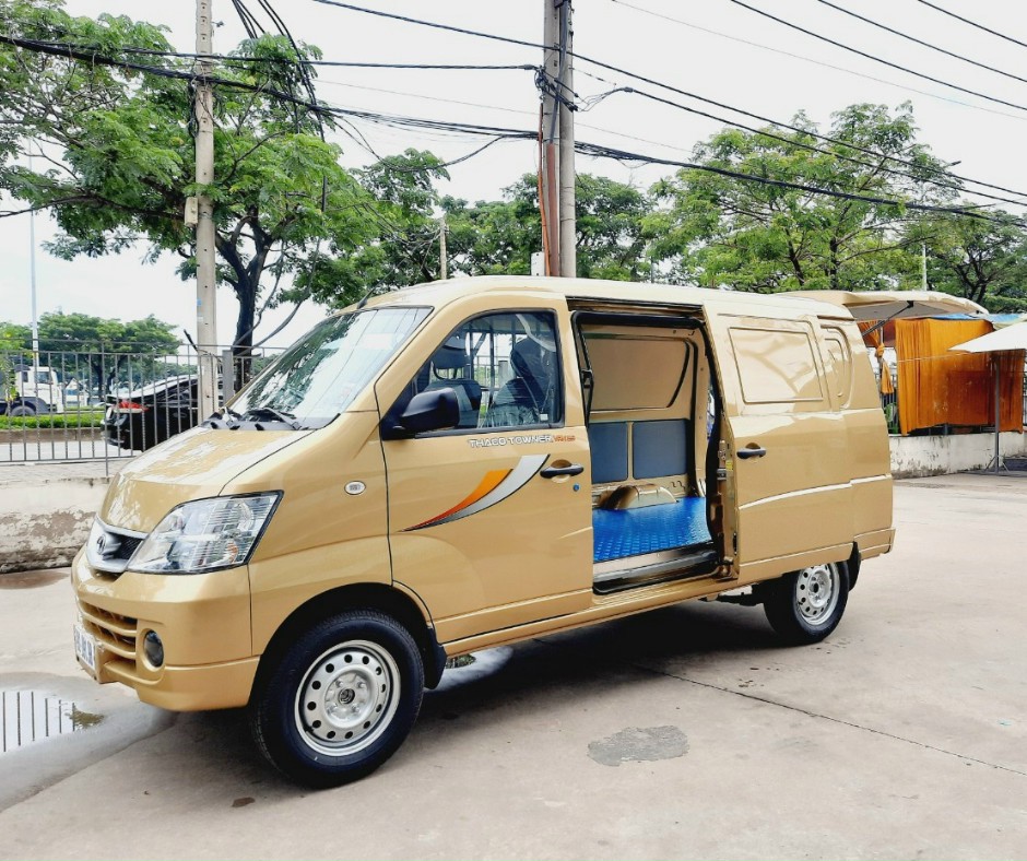 Thaco TOWNER VAN 2 CHỖ 2022 - Bán xe Thaco TOWNER VAN 2 CHỖ 2022, màu xanh, có sẵn giao ngay, giá tốt