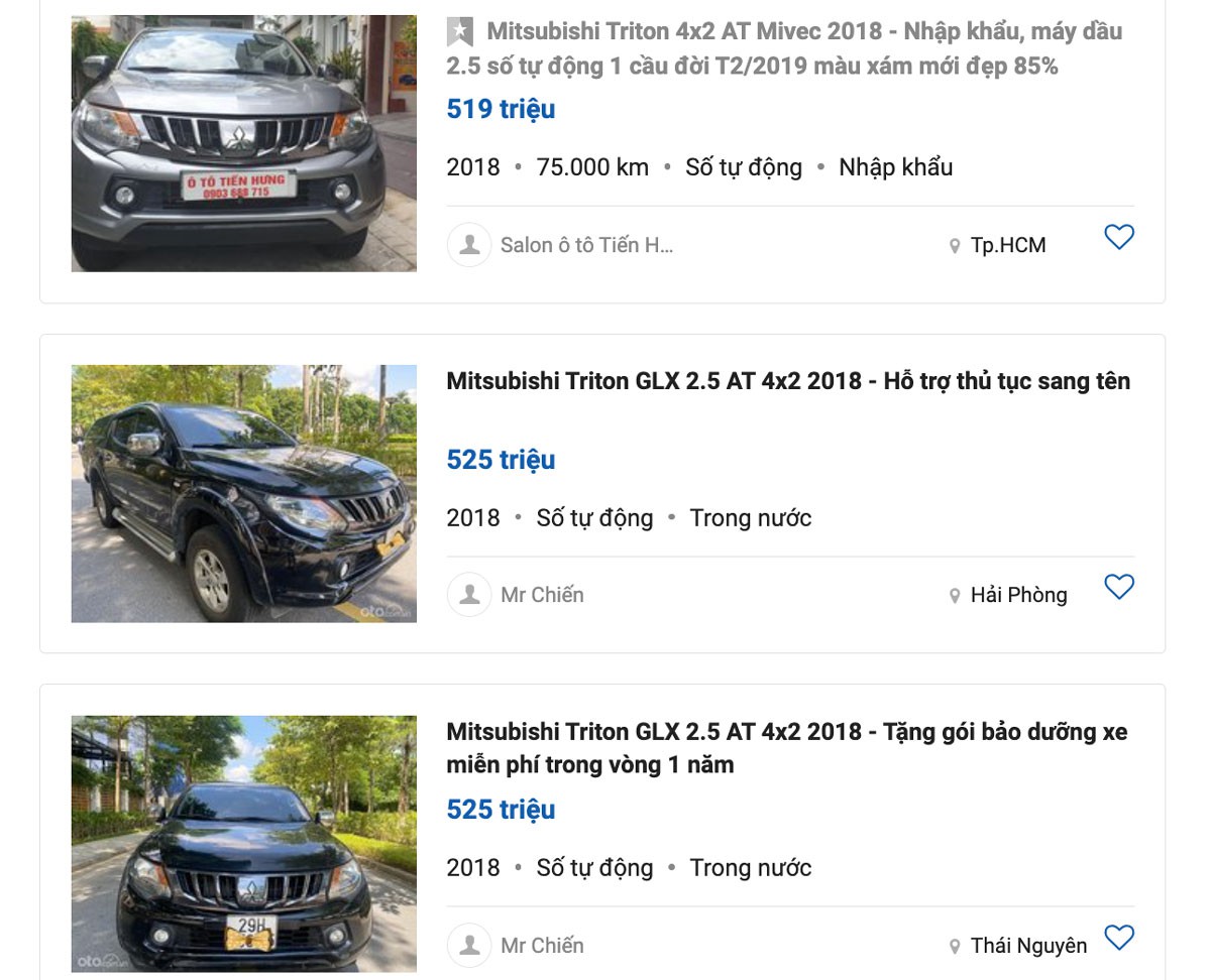 Có nên mua xe Mitsubishi Triton đã qua sử dụng không?