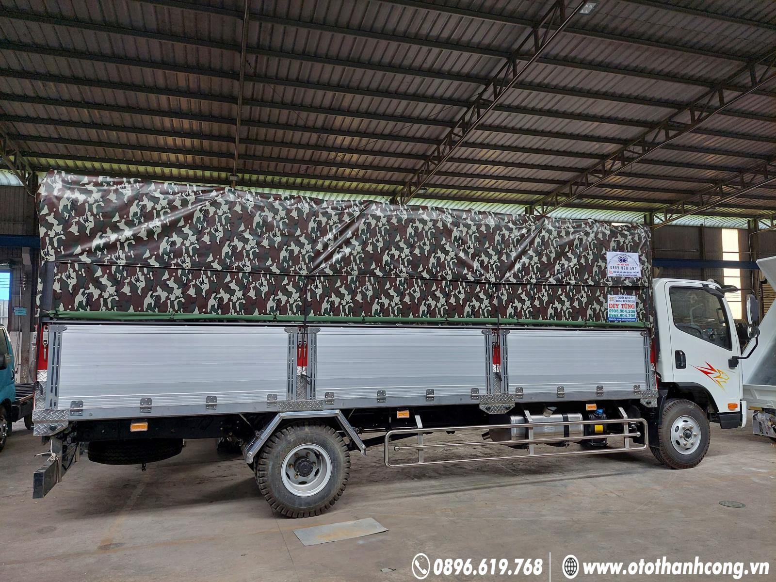 Xe tải 5 tấn - dưới 10 tấn 2022 - xe tải faw tiger 8 tấn thùng nhôm 6m2