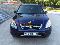 Cần bán Honda CR V 2002 - Cần bán xe Honda CR V năm 2002, màu xanh lam, nhập khẩu nguyên chiếc chính chủ