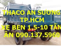 Thaco FORLAND FD9500 2016 - TP. HCM xe ben Thaco Forland FD9500, màu xanh lam, giá 509tr