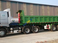 Bán xe oto Howo Xe ben 2016 - Đầu kéo Mooc Ben tải 25 tấn, 30 tấn, thùng vuông đúc, giá rẻ Hải Phòng 0964674331