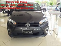 Cần bán Toyota Yaris E 2017 - Toyota Giải Phóng bán xe Toyota Yaris xám lông chuột - nhập khẩu Thái Lan, hỗ trợ trả góp 90% KM Lớn 0911.15.9339