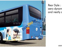 Bán xe oto Daewoo Bus 2017 - Bán xe khách Daewoo Bus BC212MA, 80 chỗ đầy đủ tiện nghi, thiết kế sang trọng