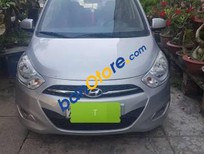 Hyundai i10   2011 - Bán xe cũ Hyundai i10 đời 2011, màu bạc, không cấn đụng, máy êm, xe vận hành tốt