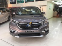 Cần bán xe Honda CR V 2.4AT 2017 - Bán xe Honda CR V 2.4AT sản xuất năm 2017, màu xám, giá tốt