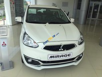 Cần bán xe Mitsubishi Mirage MT  2017 - Cần bán xe Mitsubishi Mirage MT sản xuất 2017, màu trắng, nhập khẩu