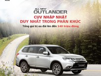 Bán xe oto Mitsubishi Outlander 2.4 CVT 2017 - Cần bán Mitsubishi Outlander 2.4 CVT, 7 chỗ 2017, màu trắng, nhập khẩu nguyên chiếc