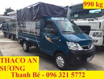 Cần bán Thaco TOWNER 990 2017 - Xe tải 1 tấn thùng mui bạt Towner 990 tải trọng 990kg, đời 2017, hỗ trợ trả góp 75%
