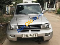 Cần bán xe Hyundai Galloper   2002 - Bán ô tô Hyundai Galloper đời 2002, màu bạc, giá chỉ 135 triệu