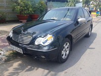 Mercedes-Benz C class C200 Kompressor MT 2002 - Cần bán xe Mercedes C200 Kompressor MT đời 2002, màu đen xe gia đình, 195tr