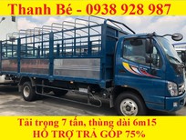 Cần bán Thaco OLLIN 2017 - Cần bán xe Thaco OLlin 700B, tải trọng 7 tấn, thùng dài 6m15, đời 2017, hỗ trợ trả góp 75%