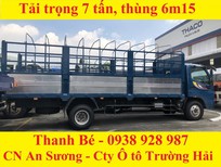 Thaco OLLIN 2017 - Bán xe tải Thaco Ollin 700B thùng mui bạt 7 bửng, tải trọng 7 tấn, đời 2017, hỗ trợ trả góp 75%