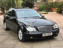 Cần bán xe Mercedes-Benz C class 1.8 AT 2003 - Cần bán lại xe Mercedes 1.8 AT đời 2003, màu đen, nhập khẩu nguyên chiếc