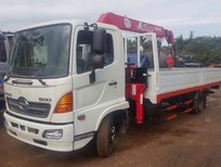 Cần bán xe Hino 500 Series 2017 - Xe Hino FC9 thùng dài gắn cần cẩu UNIC 3 tấn 4 đốt