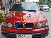 Bán xe oto BMW X5   3.0 AT  2003 - Bán BMW X5 3.0 AT sản xuất 2003, màu đỏ, giá 325tr