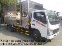 Cần bán Genesis 2016 - Bán xe tải Fuso Canter 4 tấn 5 thùng kín - mua xe tải Nhật Bản Fuso 4500kg