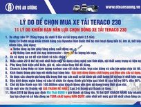 Cần bán Daehan Teraco  230 2017 - Bán xe tải Tera 230 đời 2017, màu trắng