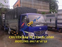 Vinaxuki 1980T 2012 - Bán gấp xe tải Vinaxuki 1,9 tấn, sản xuất năm 2012, màu xanh