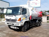 Hino FC 2016 - Bán xe chở xăng dầu Hino 12 khối, màu trắng, xe mới 100%