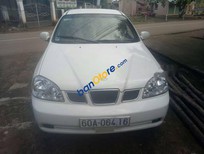 Cần bán Daewoo Lacetti 2003 - Cần bán gấp Daewoo Lacetti năm sản xuất 2003, màu trắng, giá chỉ 160 triệu