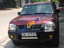 Nissan Navara  2.4 MT  2003 - Cần bán gấp Nissan Navara 2.4 MT sản xuất năm 2003, màu đỏ, giá 145tr