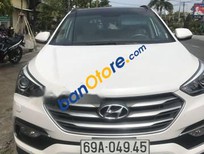 Bán Hyundai Santa Fe   2018 - Cần bán Hyundai Santa Fe sản xuất 2018, màu trắng
