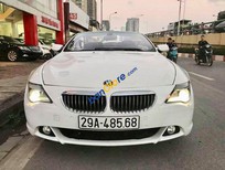 BMW 6 Series 650i 2005 - Cần bán gấp BMW 6 Series 650i năm 2005, màu trắng, nhập khẩu 