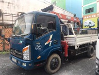 Bán xe oto Veam VT255 2015 - Bán xe tải cẩu Veam VT255 cẩu Unic 290, 4 khúc tải trọng 1.6 tấn