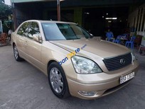 Bán xe oto Lexus LS 430 2001 - Cần bán lại xe Lexus LS 430 năm 2001, màu vàng, nhập khẩu