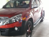 Isuzu Dmax LS 2.5 4x4 AT 2015 - Cần bán Isuzu Dmax màu đỏ, sản xuất 2015, số tự động, bản 2 cầu