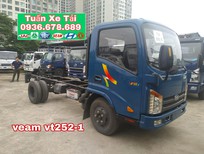 Veam VT252 2017 - Bán xe Veam VT252-1, tải trọng 2t4, thùng dài 4m1, máy Hyundai
