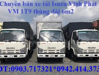 Cần bán xe Isuzu VM 2018 - Bán xe tải VM 1T9 thùng dài 6m2. Gía bán xe tải Isuzu VM 1T9 / Isuzu VM NK490SL4