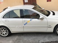 Mercedes-Benz C class C200 Kompressor 2002 - Cần bán gấp Mercedes C200 Kompressor sản xuất năm 2002, màu trắng  