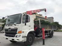 Cần bán Hino 500 Series LX 2019 - Xe Hino FG8JP7A gắn cẩu Unic 5 tấn 4 đốt - Thanh lý-trả góp 90%