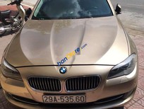Cần bán BMW 5 Series  520i   2012 - Bán xe BMW 5 Series 520i sản xuất năm 2012, màu vàng, nhập khẩu nguyên chiếc, 850 triệu