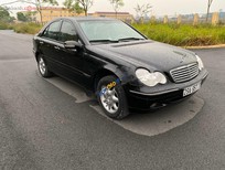 Bán xe oto Mercedes-Benz C class   C200 Kompressor MT 2002 - Bán xe cũ Mercedes C200 năm 2002, màu đen  