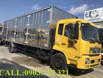 Bán xe oto Xe tải 5 tấn - dưới 10 tấn   2019 - Bán xe tải DongFeng B180 thùng kín dài 9m7 tải chở hàng 7T5, xe tải DongFeng 7T5