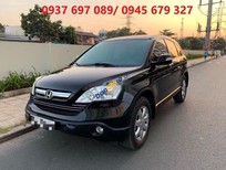 Bán Honda CR V   2009 - Cần bán gấp Honda CR V năm sản xuất 2009, màu đen xe gia đình, 460 triệu