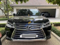 Bán Lexus LX   2017 - Cần bán lại xe Lexus LX 570 sản xuất năm 2017, màu đen, xe nhập chính chủ