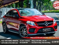 Mercedes-Benz GLE-Class 2016 - Cần bán xe Mercedes Benz GLE 450 năm sản xuất 2016, màu đỏ