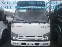 Cần bán xe Xe tải 1,5 tấn - dưới 2,5 tấn 2019 - Bán xe tải Isuzu Vĩnh Phát 1T9 thùng bạt dài 6m2, giao xe ngay kèm quà tặng hấp dẫn