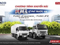 Cần bán Mitsubishi Canter   4.99 2020 - Xe tải Mitsubishi Fuso Canter 4.99 - KM 100% trước bạ - tải 2.1 tấn - trả góp 75% - LH 0938.907.134
